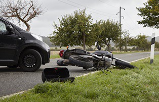 a motorcycle accident
